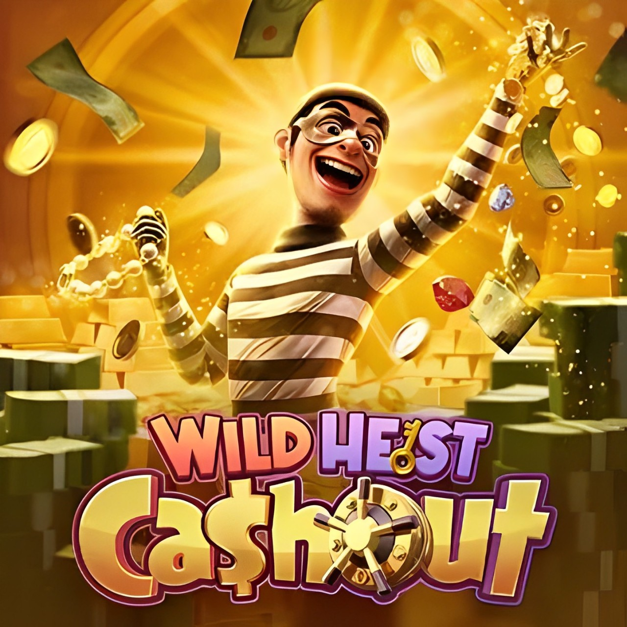 sorte, vitória, slot Wild Heist Cashout, golpe de sorte, jackpot progressivo